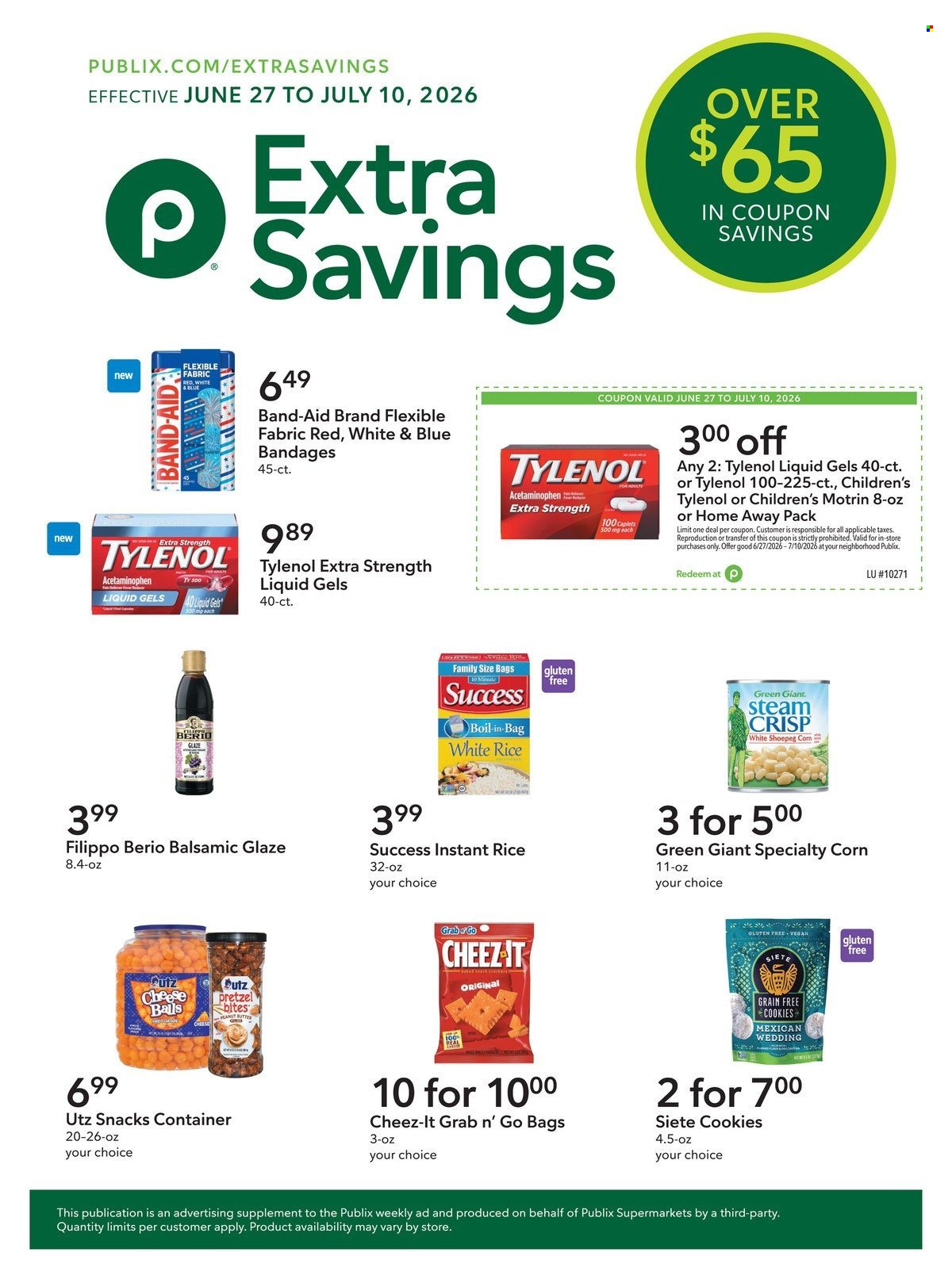 PUBLIX ad - Extra Savings