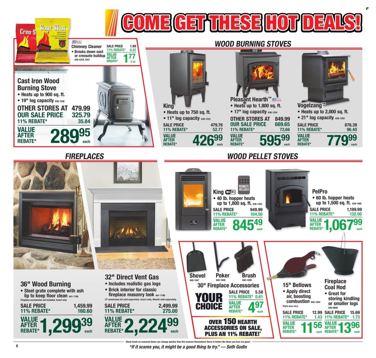 MENARDS ad - 11% Rebate* Sale