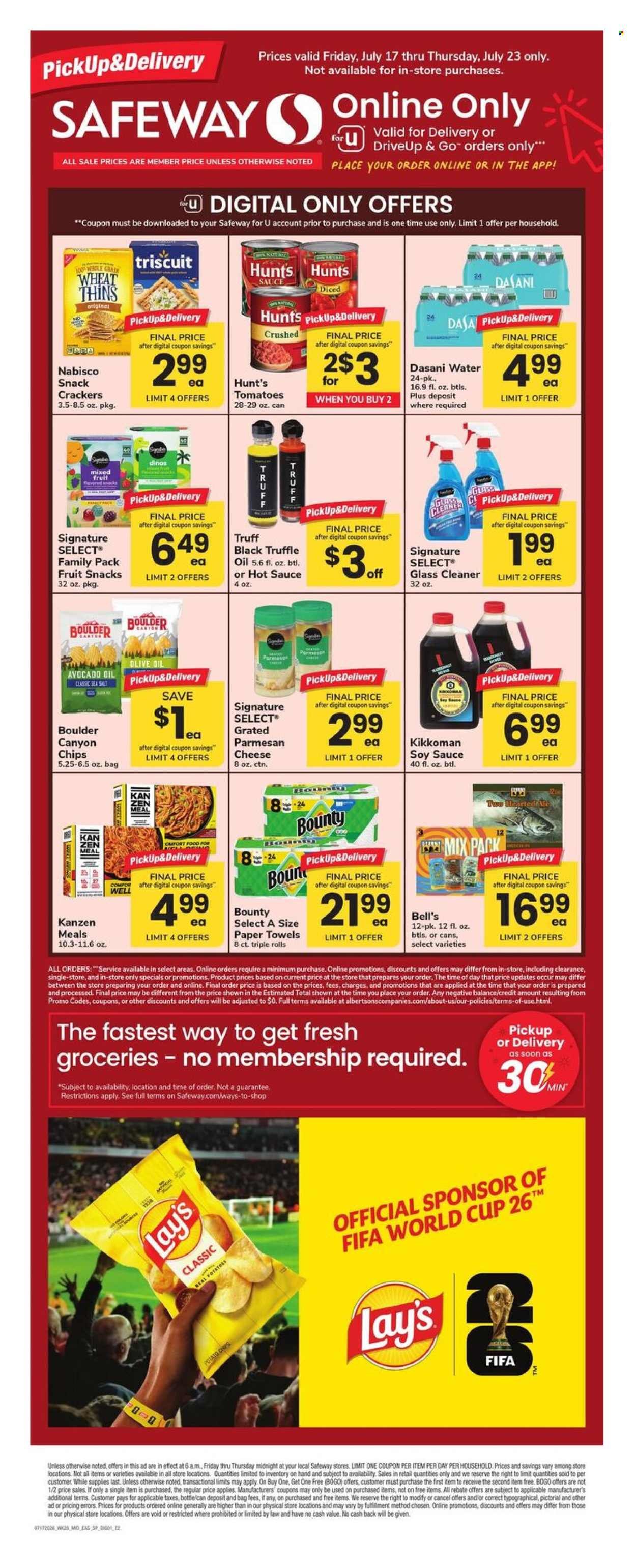 SAFEWAY ad - Bonus Online Saving