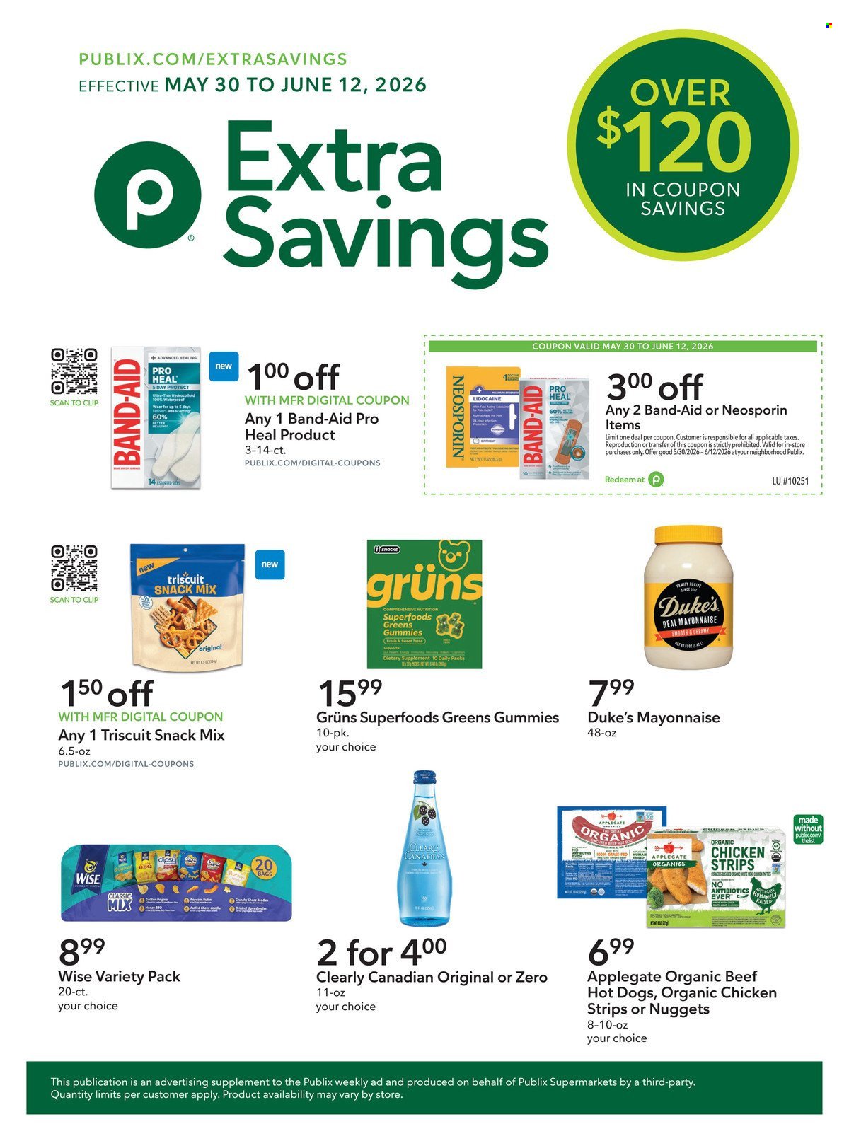PUBLIX ad - Extra Savings
