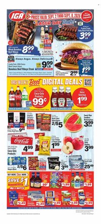 IGA ad - Weekly Ad