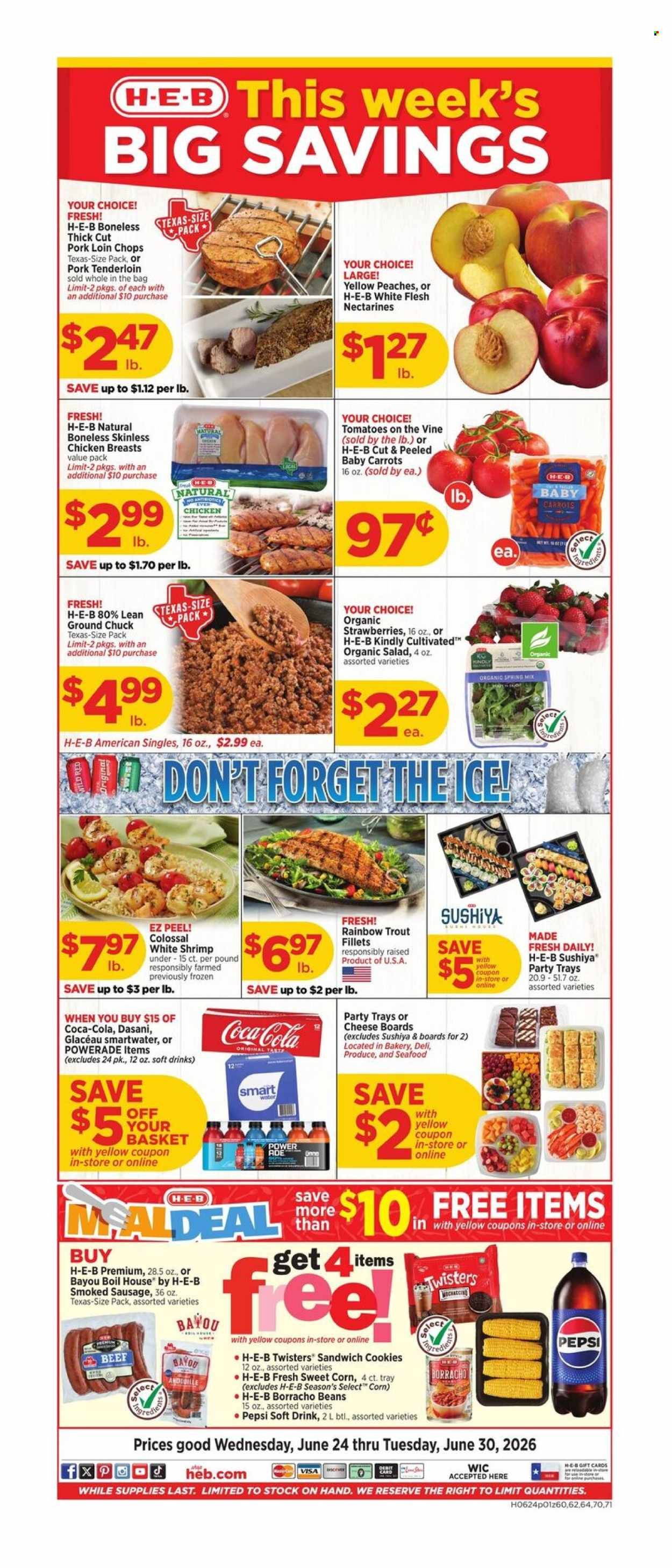 H-E-B ad - Weekly Ad