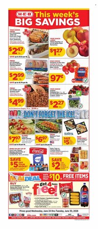 H-E-B ad - Weekly Ad