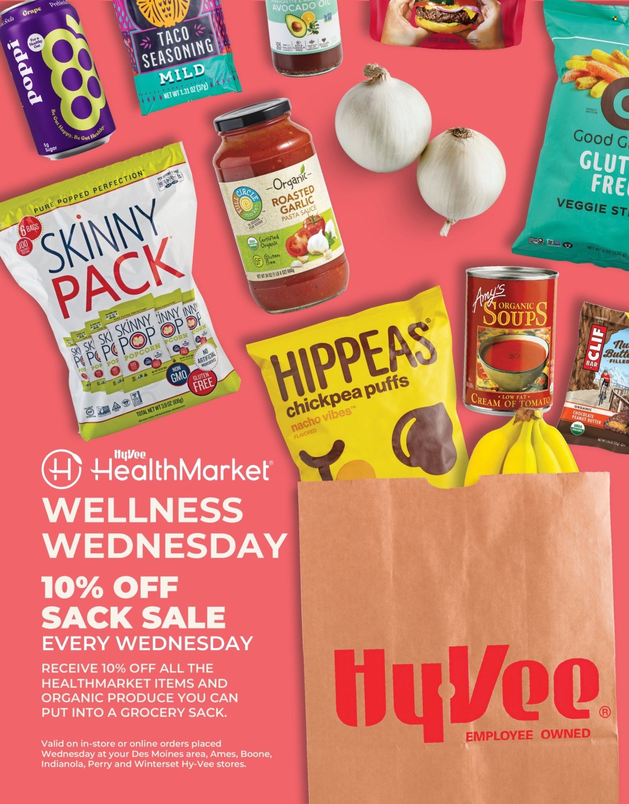 HY-VEE ad - Wellness Wednesday - Sack Sale