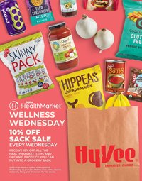 HY-VEE ad - Wellness Wednesday - Sack Sale