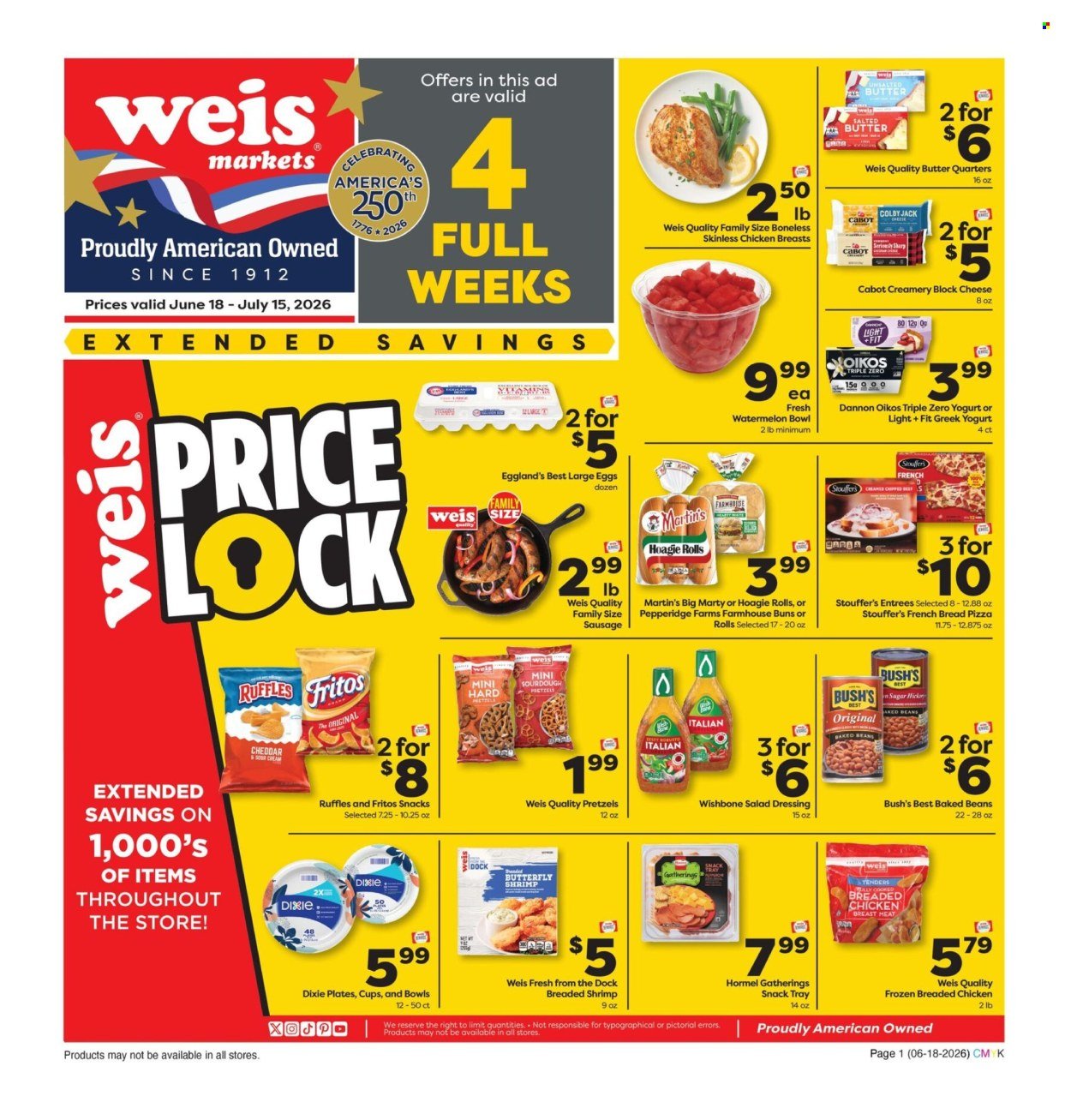 WEIS ad - Ad Specials