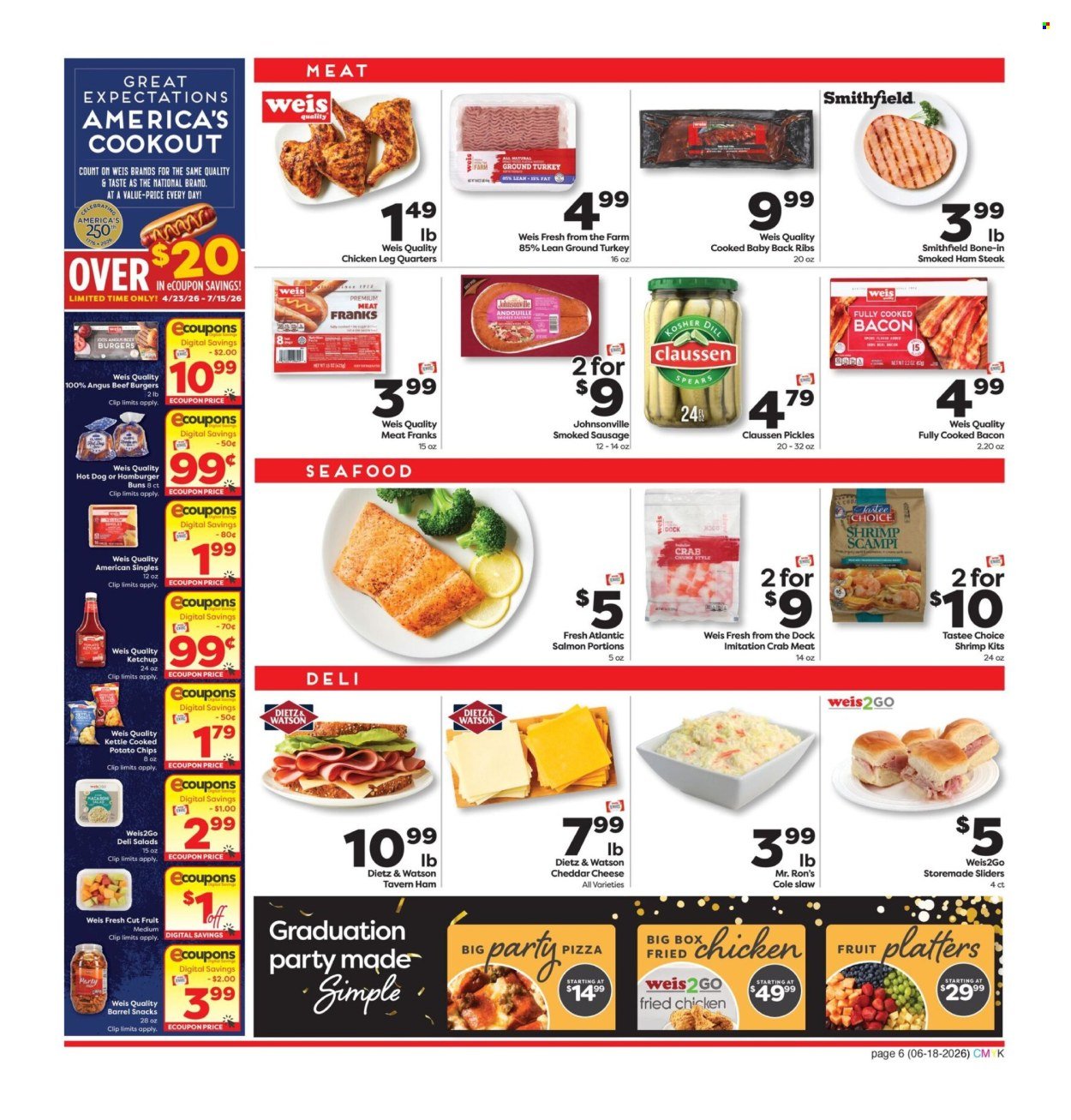 WEIS ad - Ad Specials
