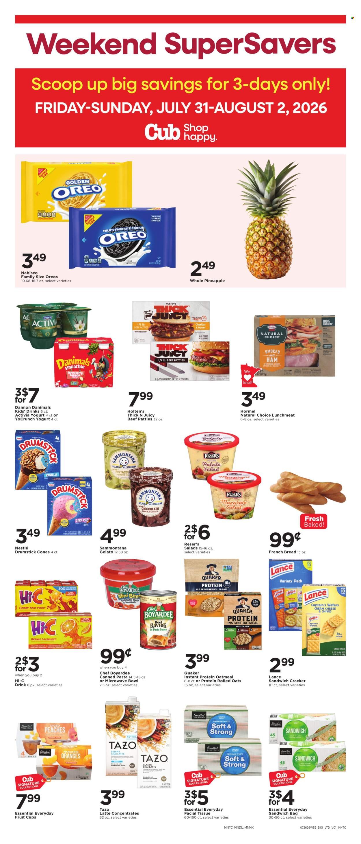 CUB FOODS ad - Weekend Supersavers