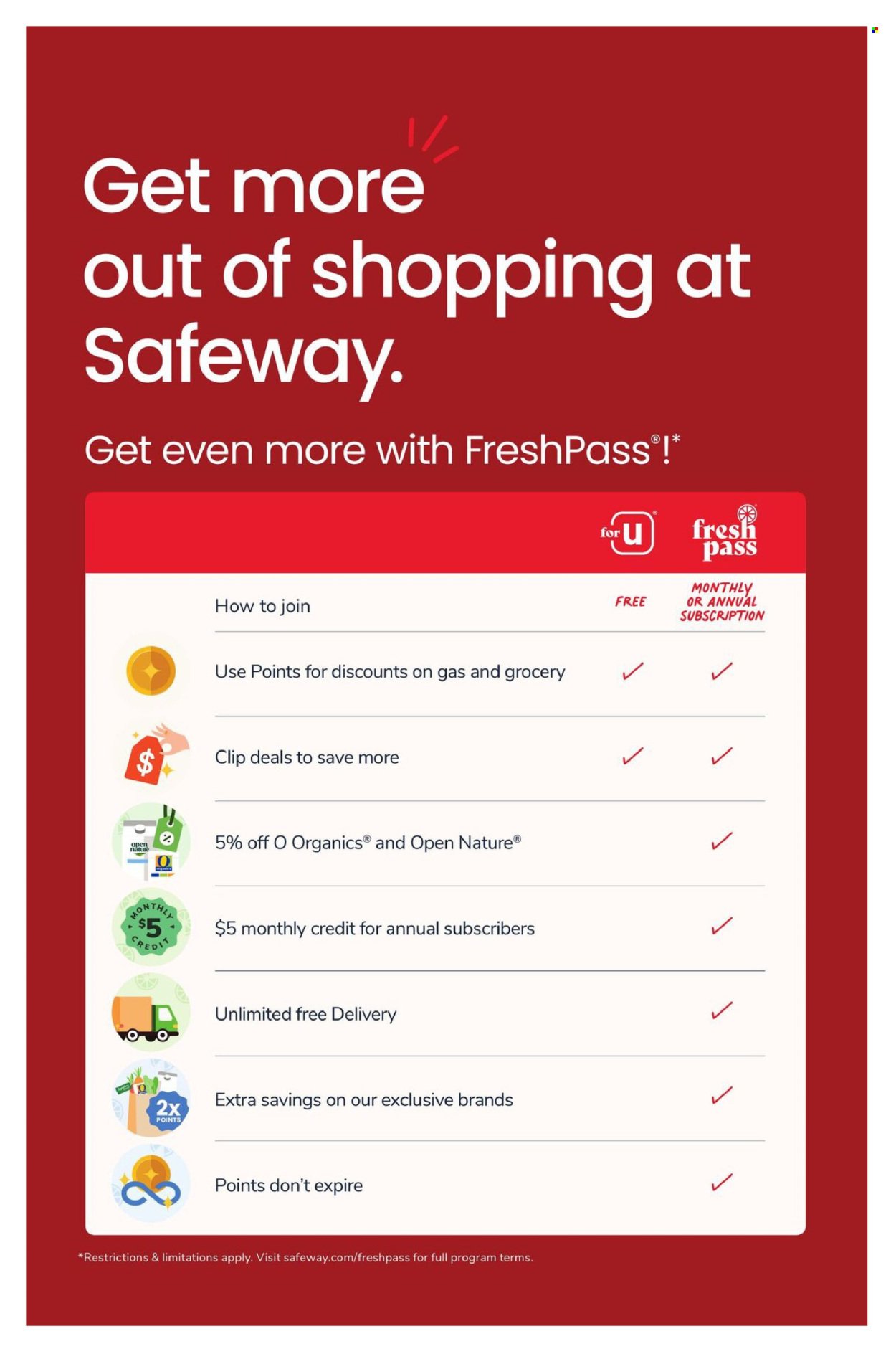 SAFEWAY ad - Weekly Ad