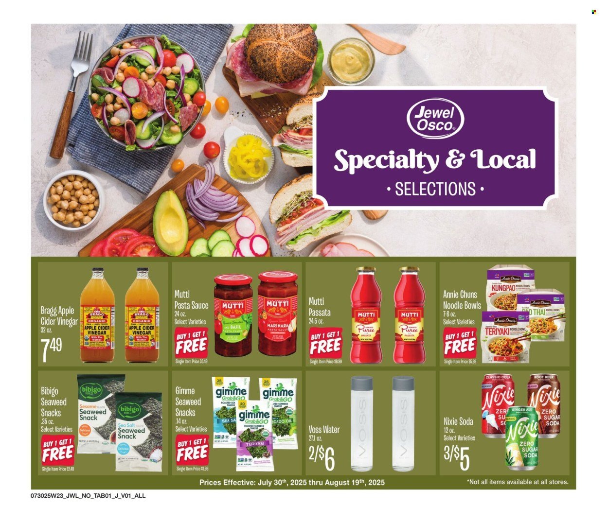 JEWEL OSCO ad - Organics Guide (2025-07-30 - 2025-08-19) | 1