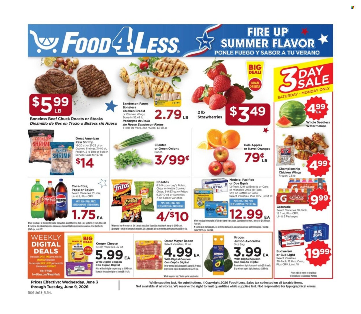 FOOD 4 LESS ad - Weekly Ad