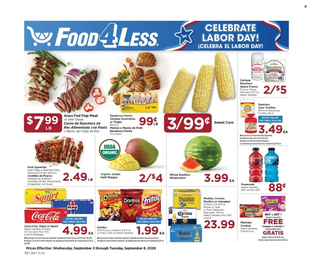FOOD 4 LESS ad - Weekly Ad