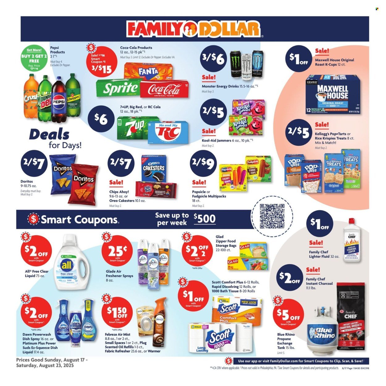 FAMILY DOLLAR ad - Current Ad (2025-08-17 - 2025-08-23) | 1