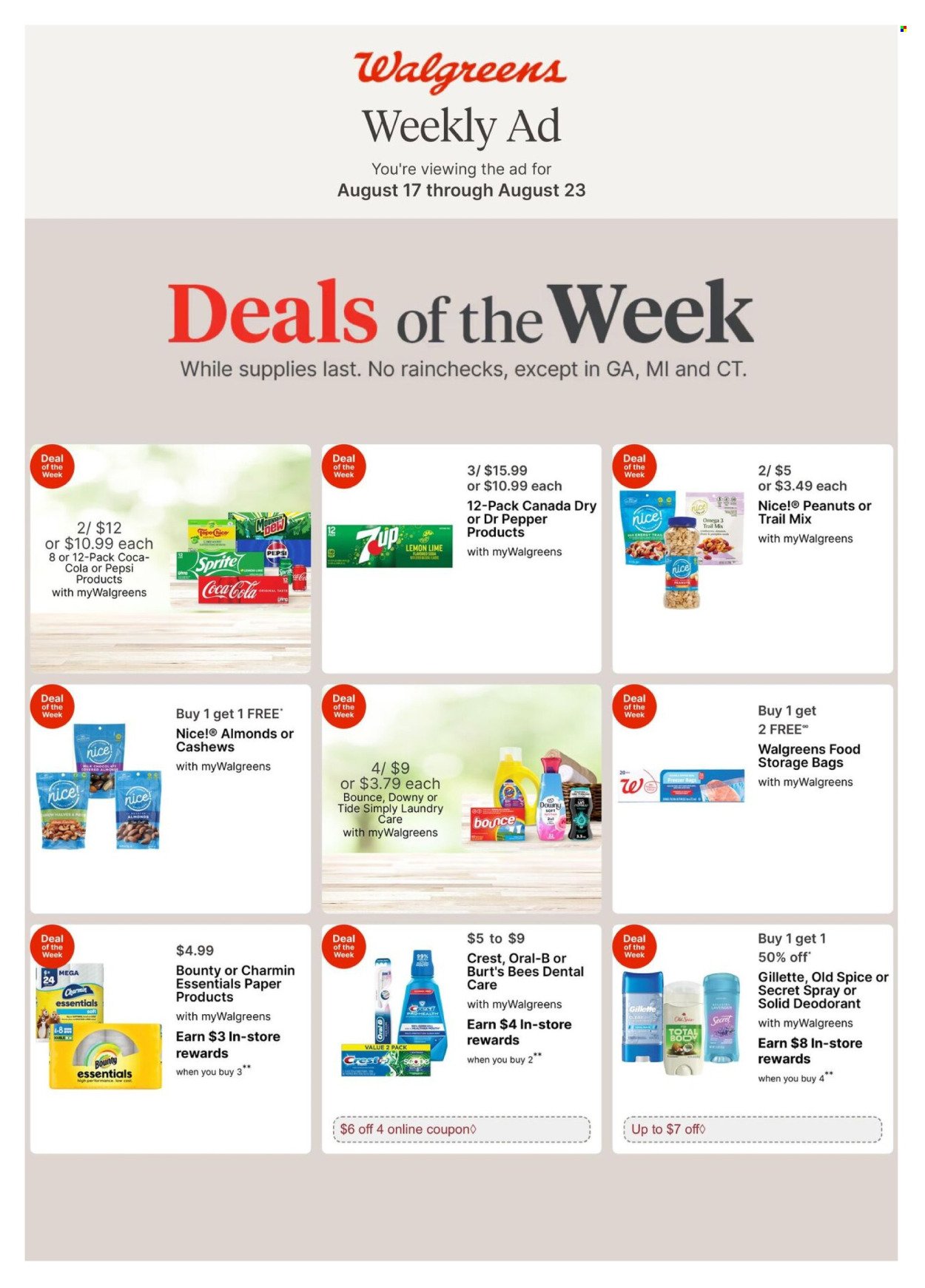 WALGREENS ad - Weekly Ad (2025-08-17 - 2025-08-23) | 1