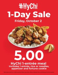 HY-VEE ad - HyChi 1-Day Sale