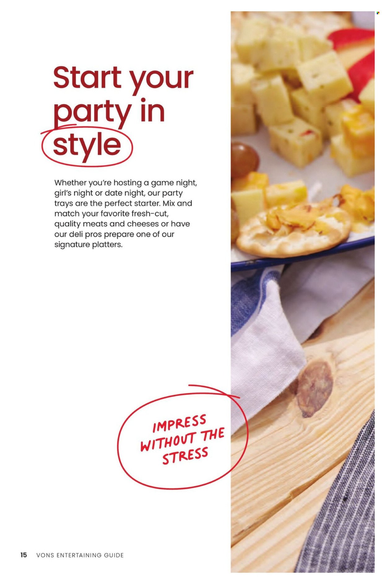 VONS ad - Entertaining Guide