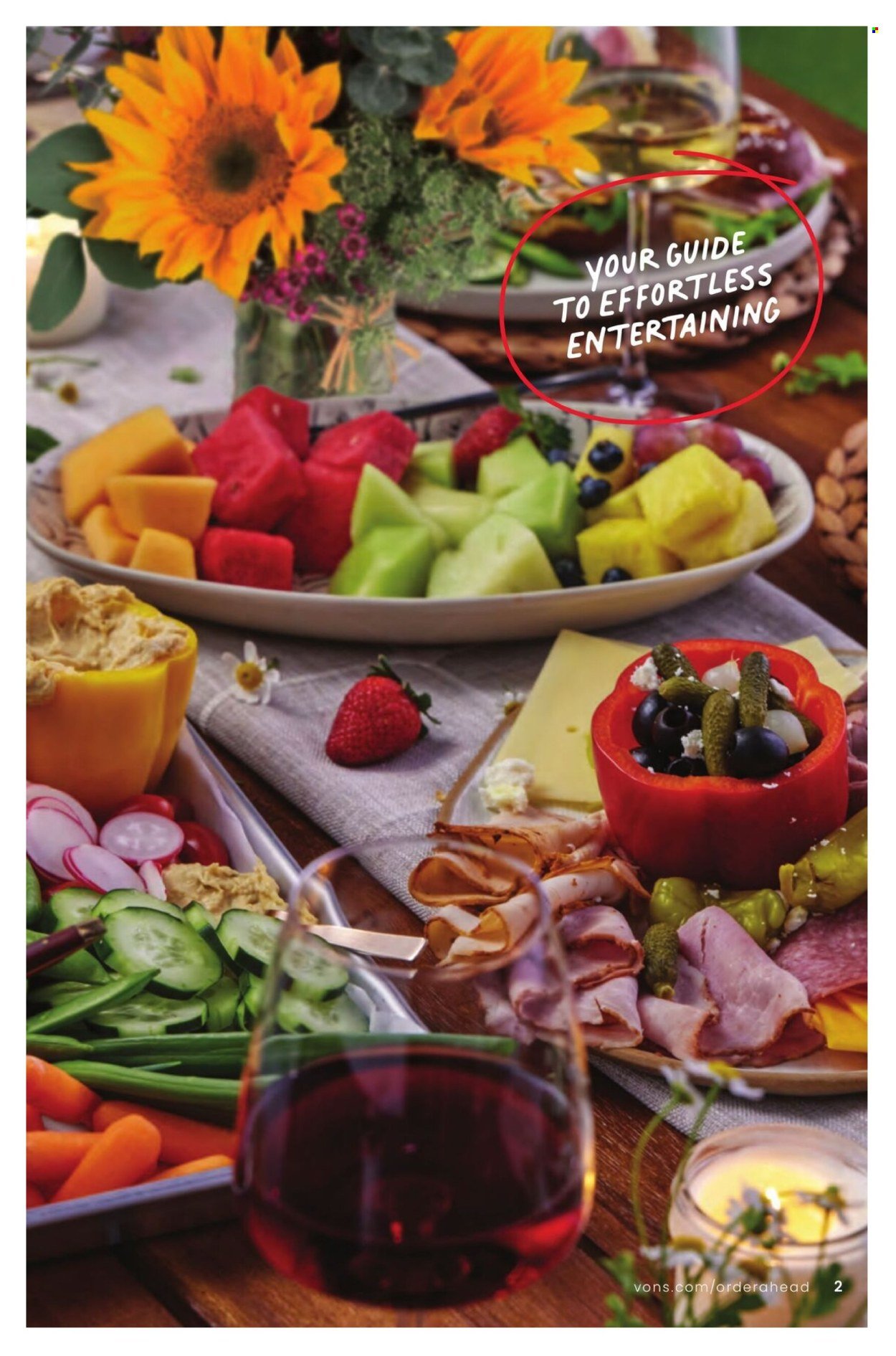 VONS ad - Entertaining Guide