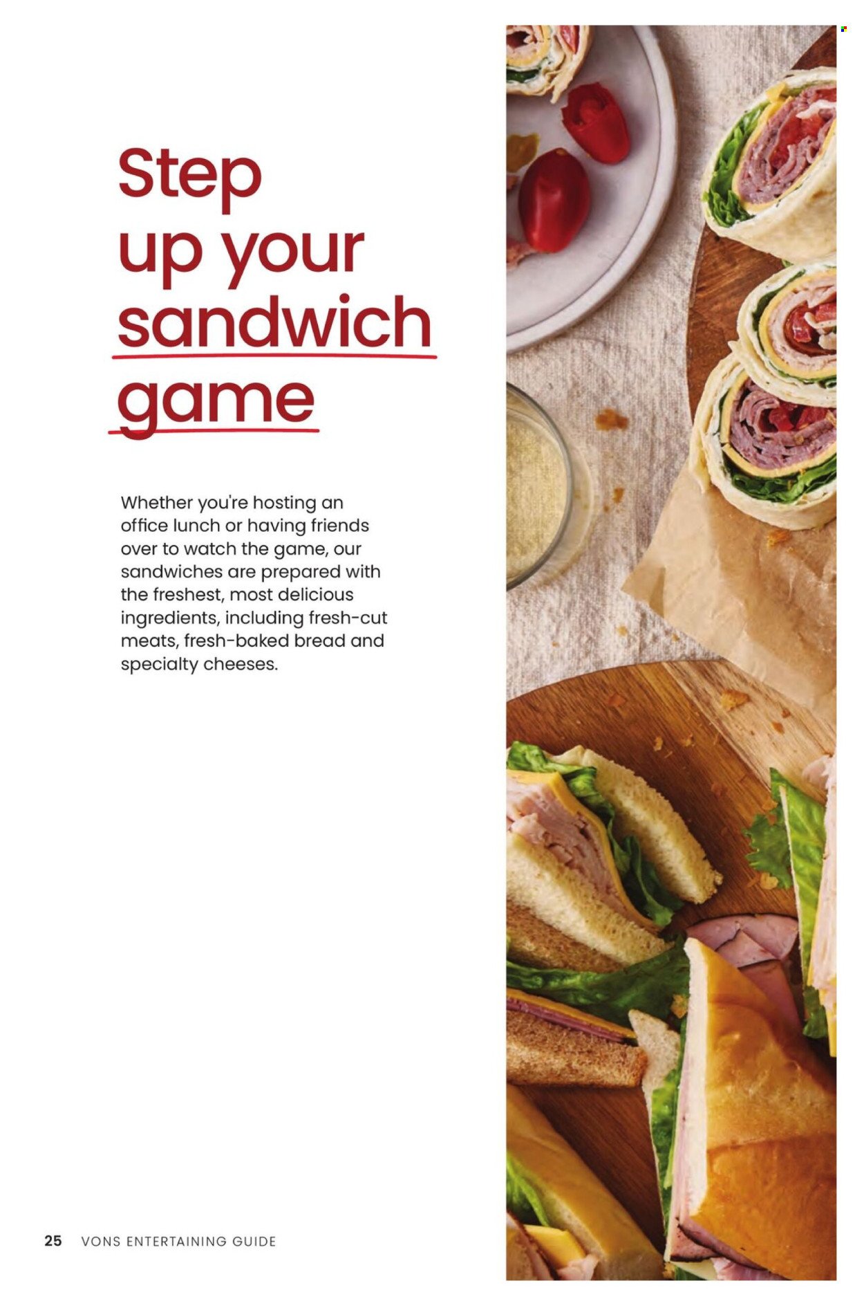 VONS ad - Entertaining Guide
