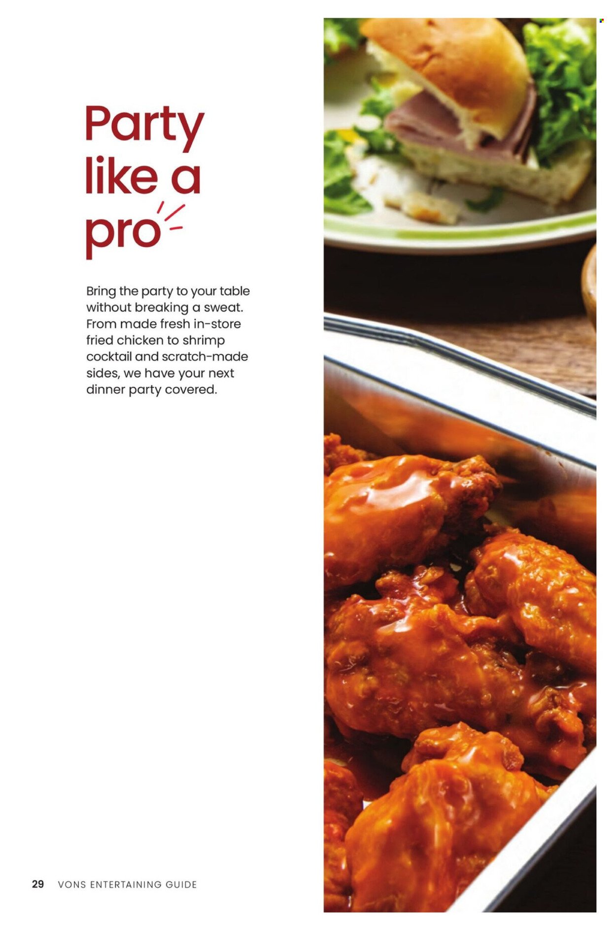 VONS ad - Entertaining Guide
