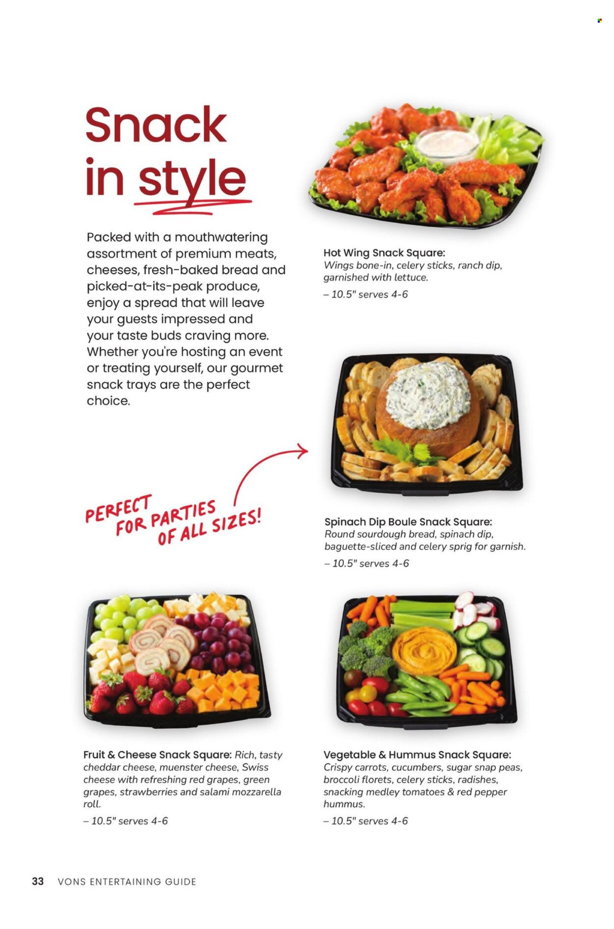 VONS ad - Entertaining Guide