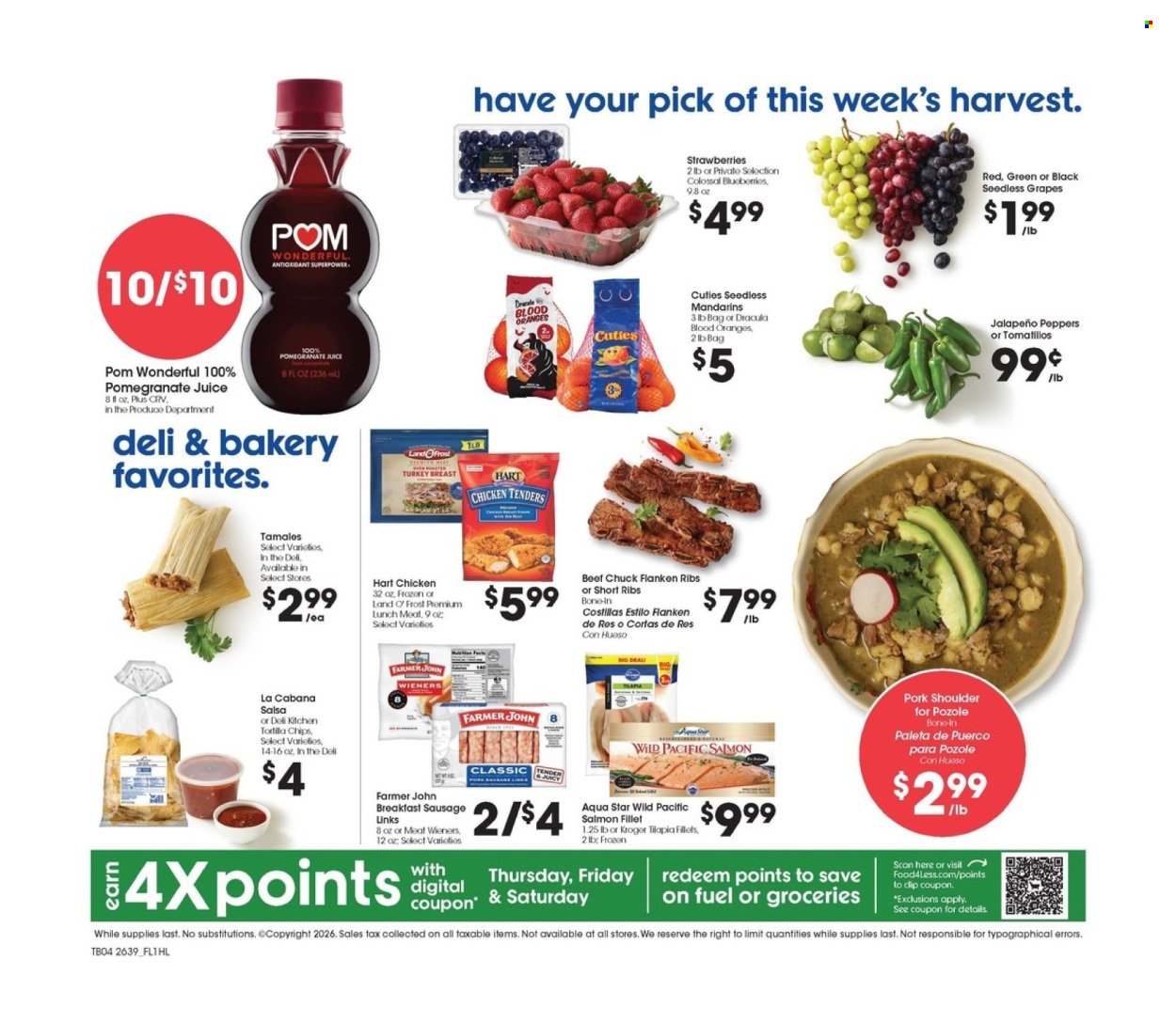 FOOD 4 LESS ad - Weekly Ad