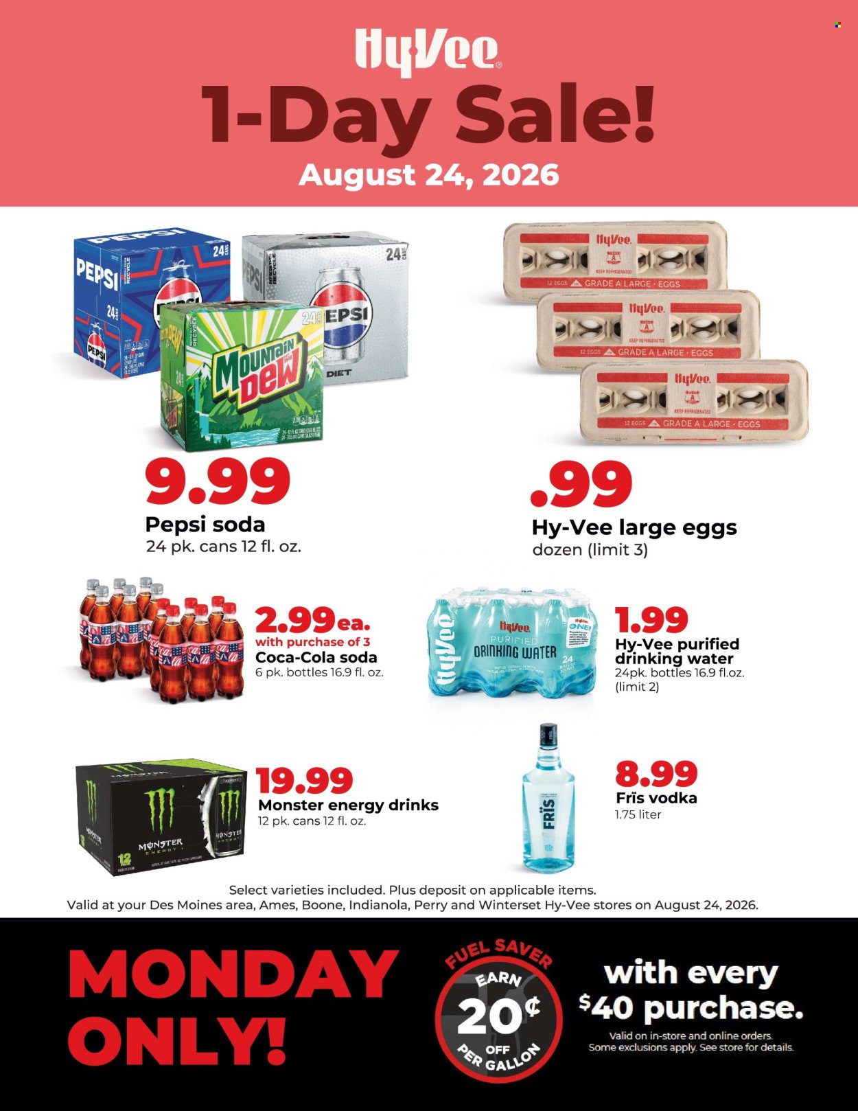 HY-VEE ad - 1-Day Sale