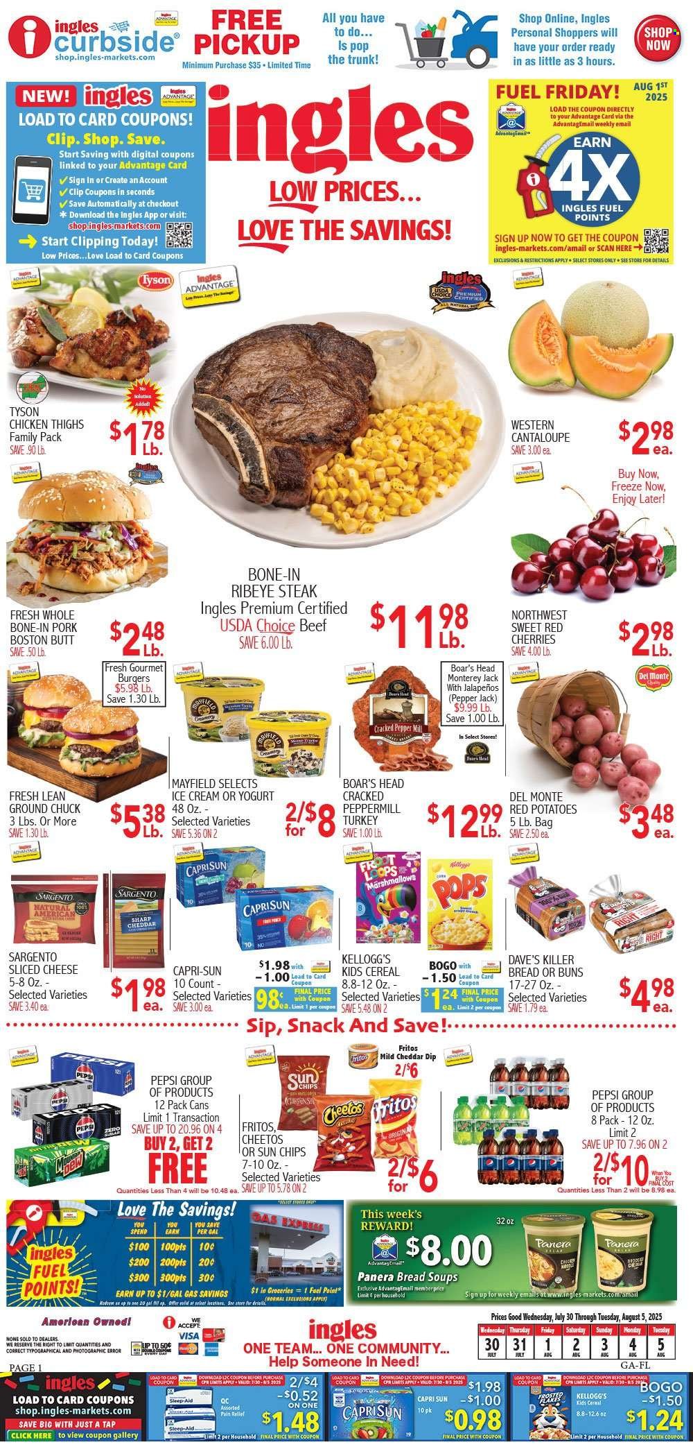 INGLES ad - Specials (2025-07-30 - 2025-08-05) | 1