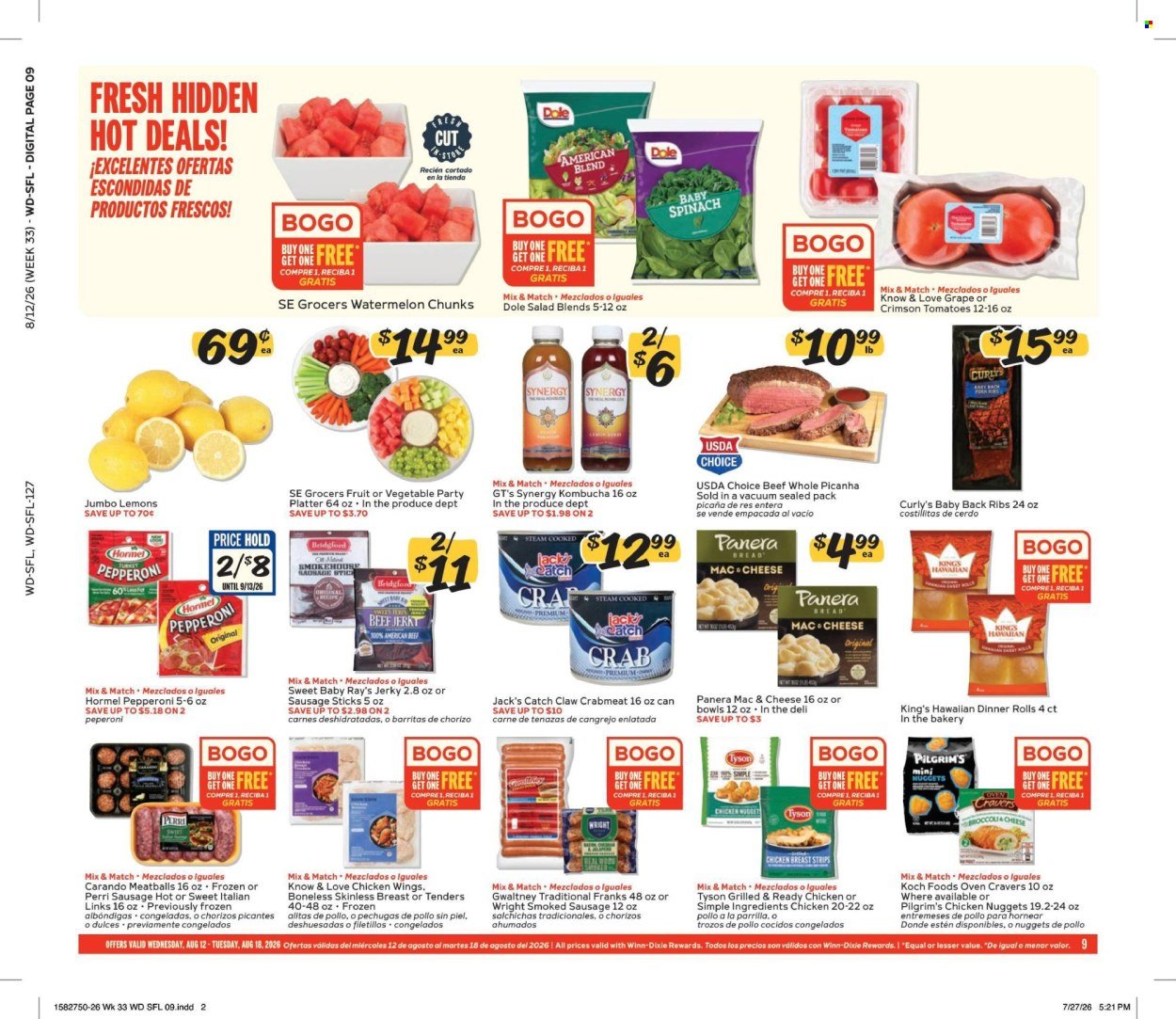 WINN DIXIE ad - Weekly Ad