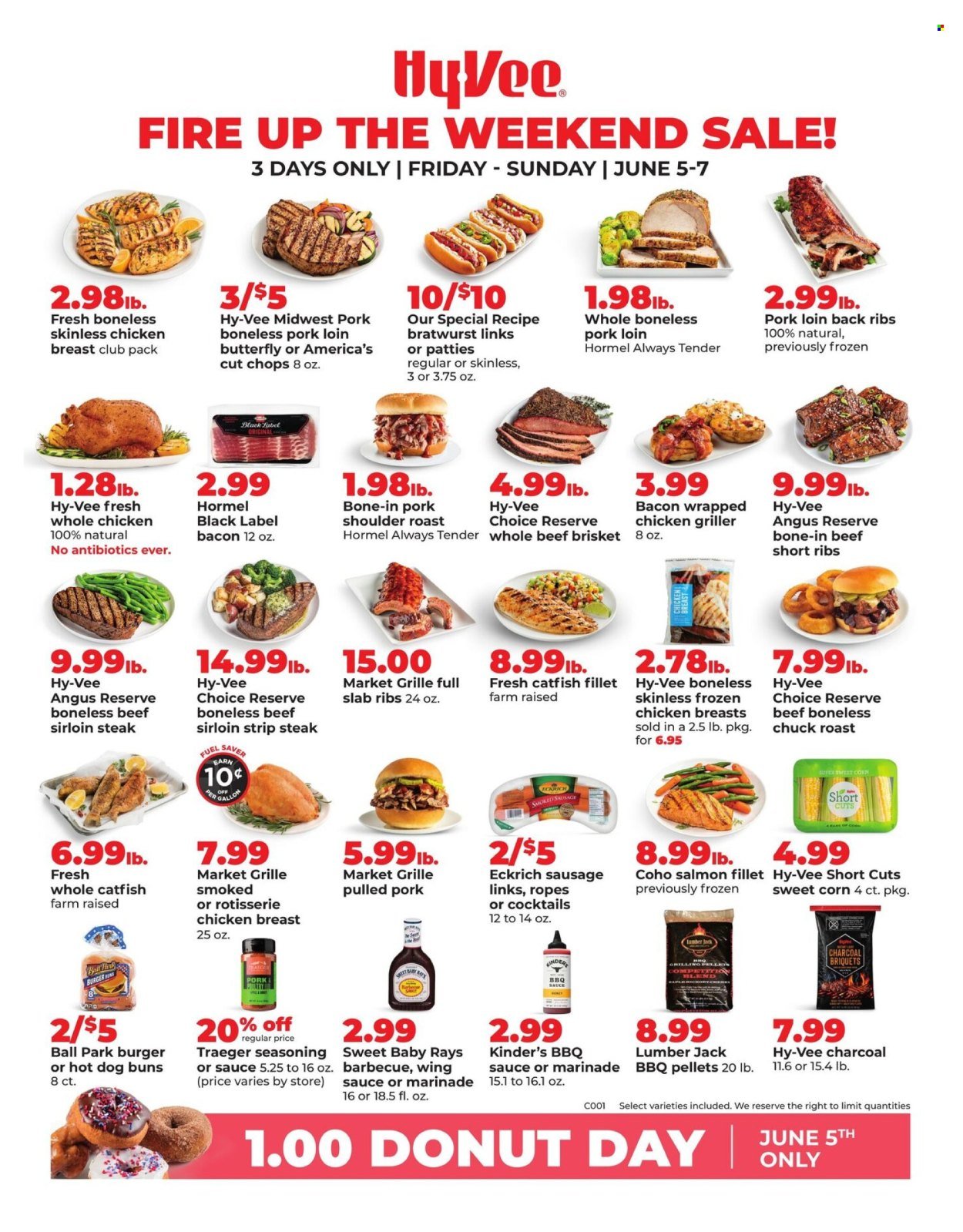HY-VEE ad - FIRE UP THE WEEKEND SALE