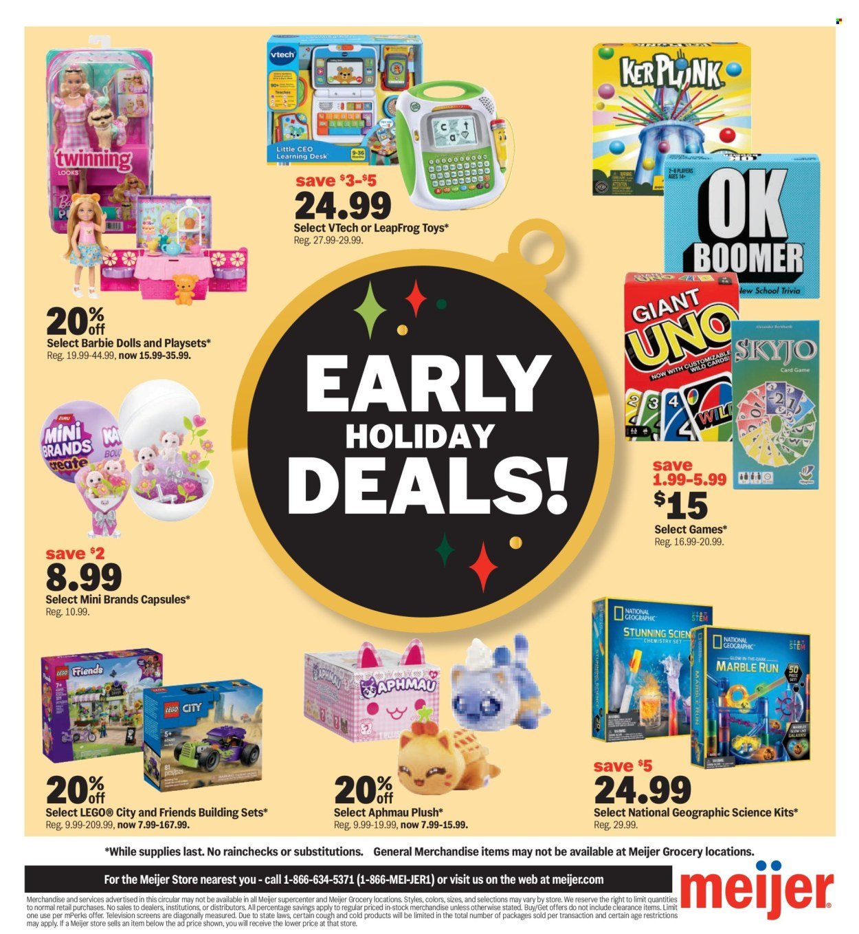 MEIJER ad - Early Holiday Deals