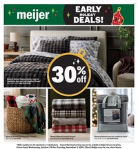MEIJER ad - Early Holiday Deals