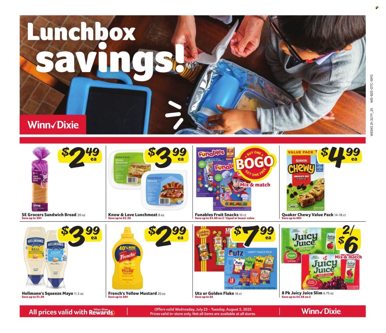 WINN DIXIE ad - In-Store Flyer (2025-07-23 - 2025-08-05) | 1