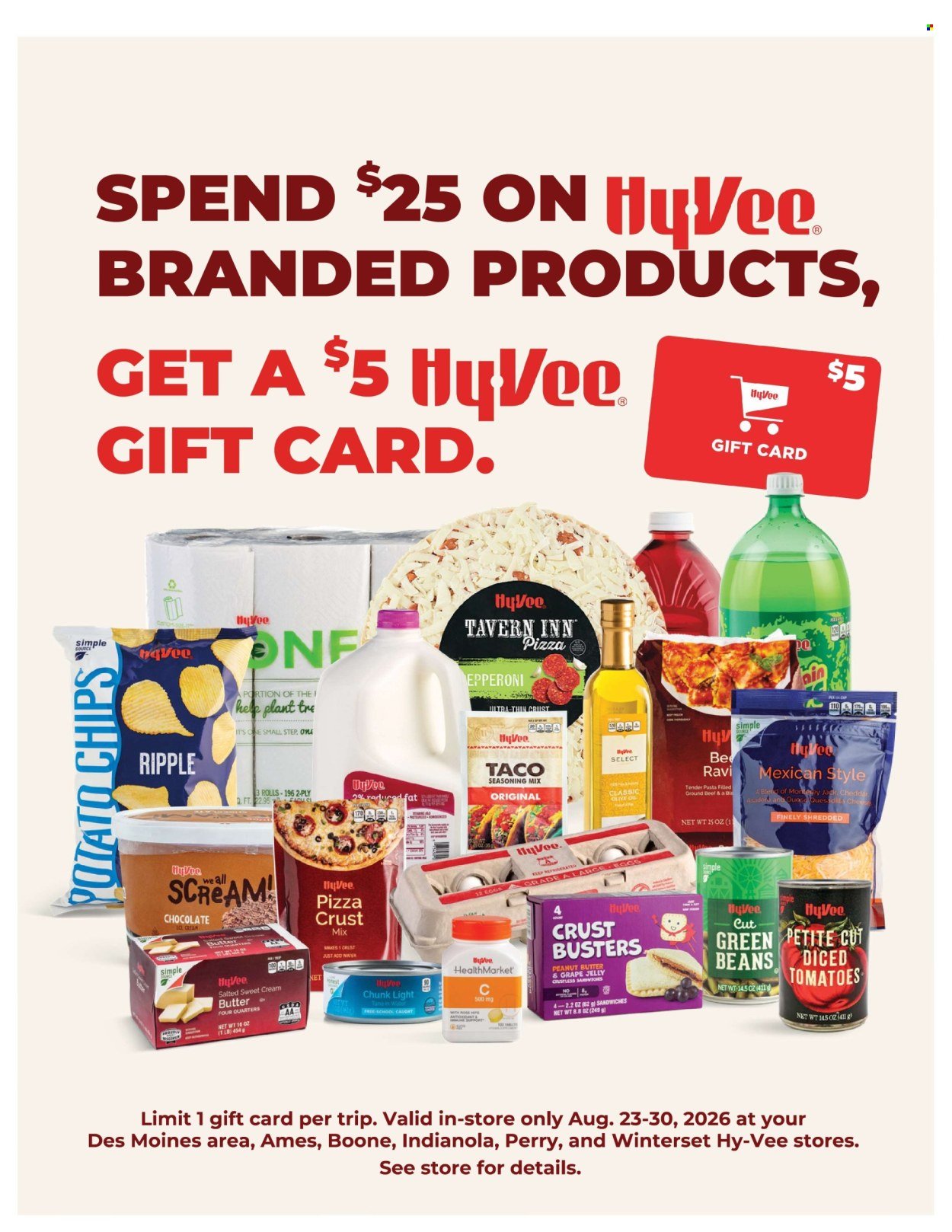 HY-VEE ad - Gift Card Promotion