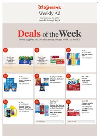 WALGREENS ad - Weekly Ad