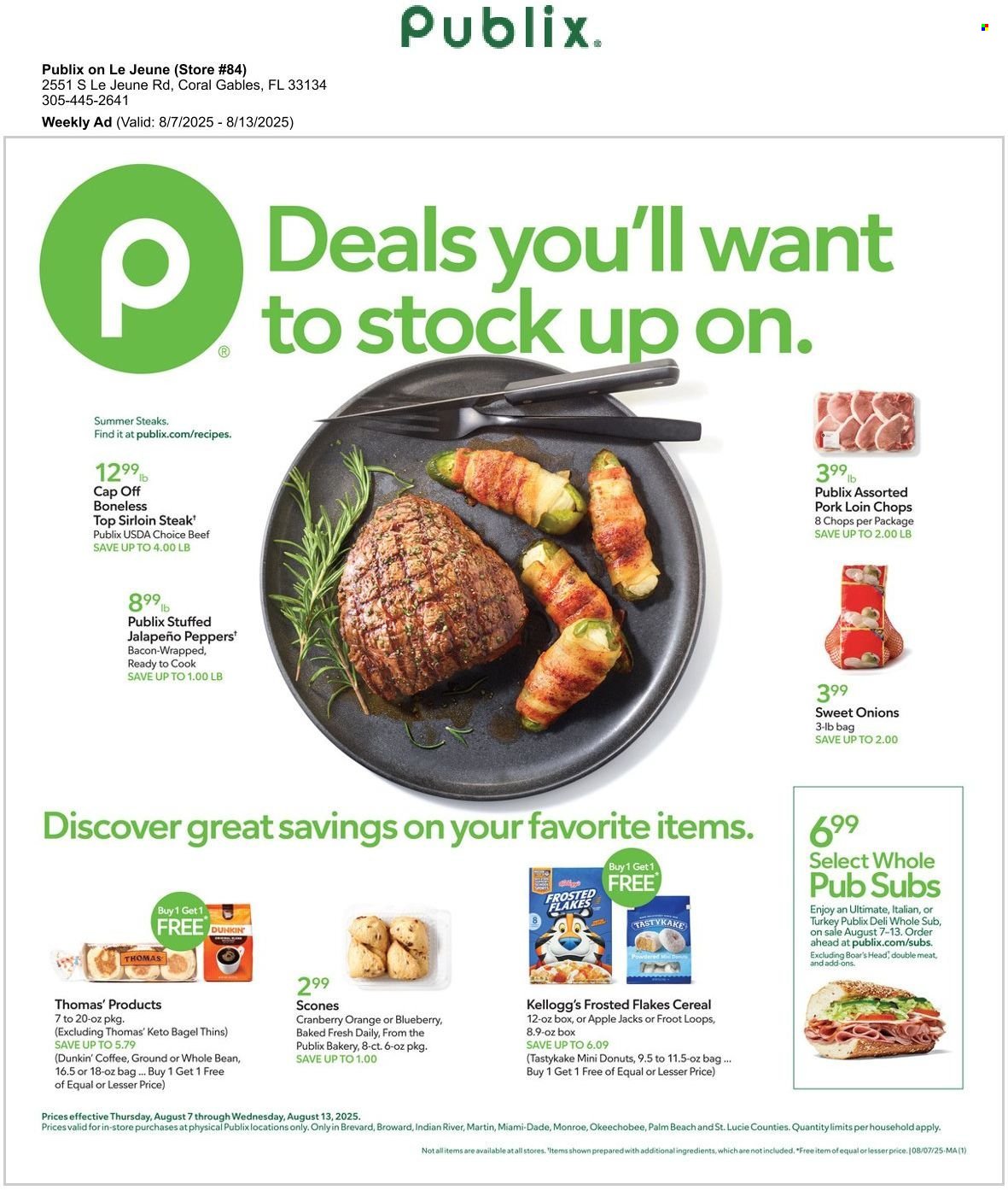 PUBLIX ad - Weekly Ad (2025-08-07 - 2025-08-13) | 1