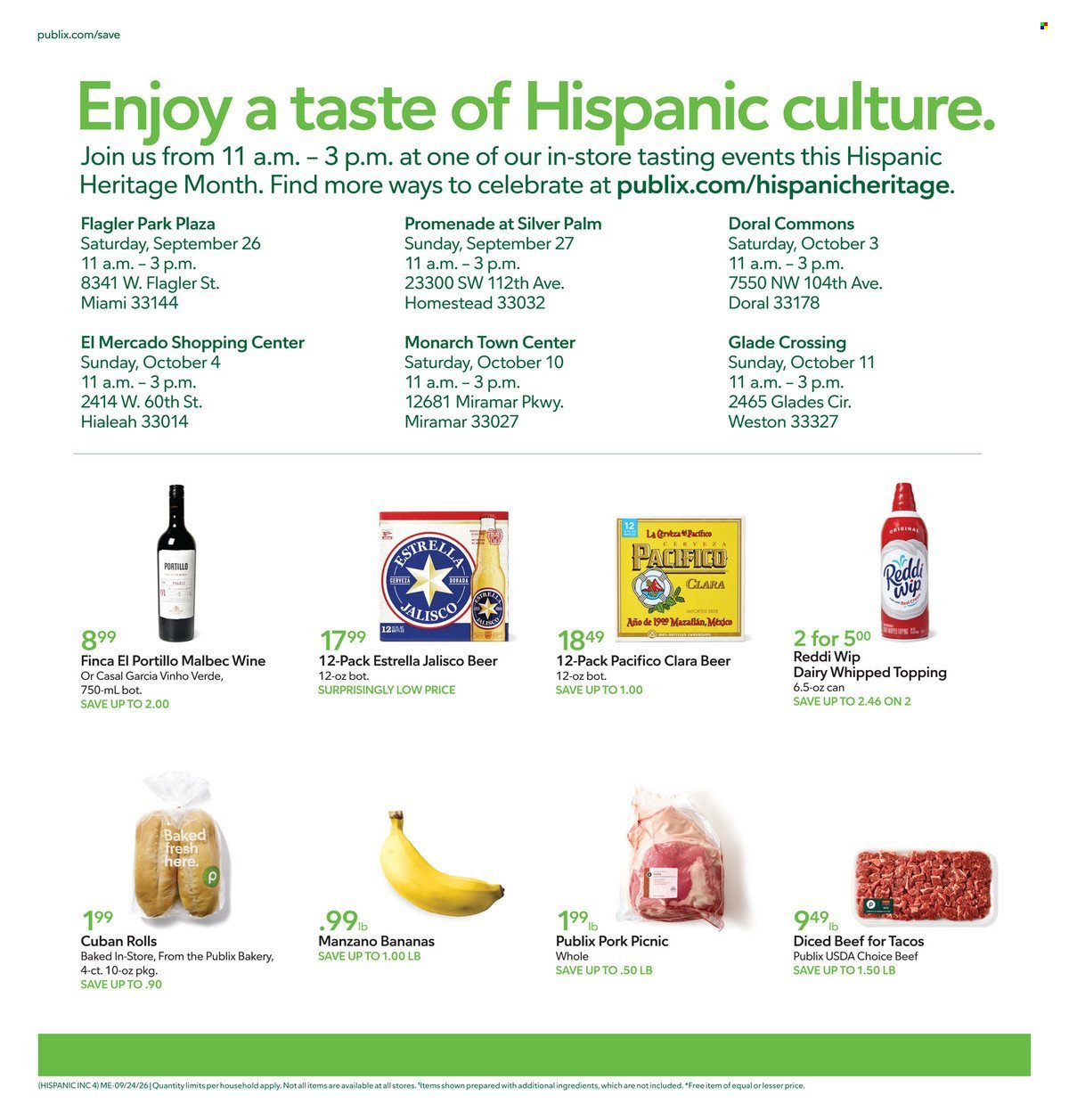 PUBLIX ad - Hispanic Heritage Month