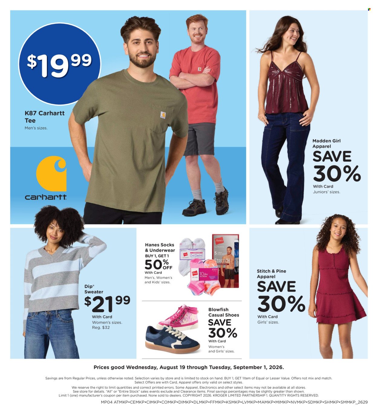 KROGER ad - Home & Apparel
