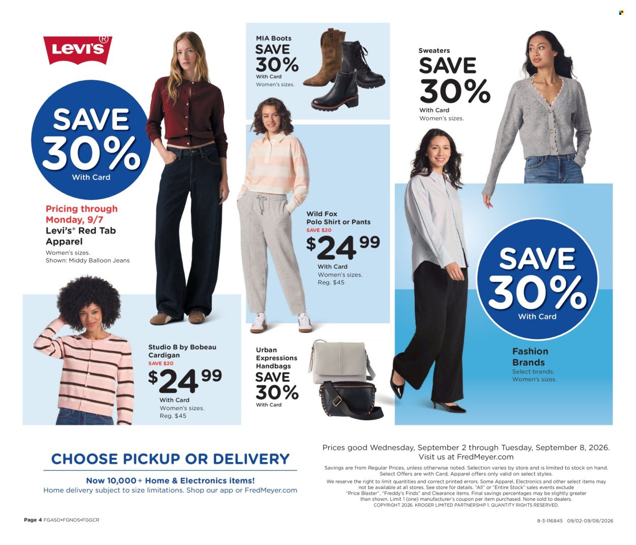 FRED MEYER ad - Home & Apparel