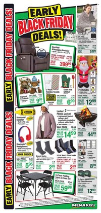 MENARDS ad - Early Black Friday Deals!