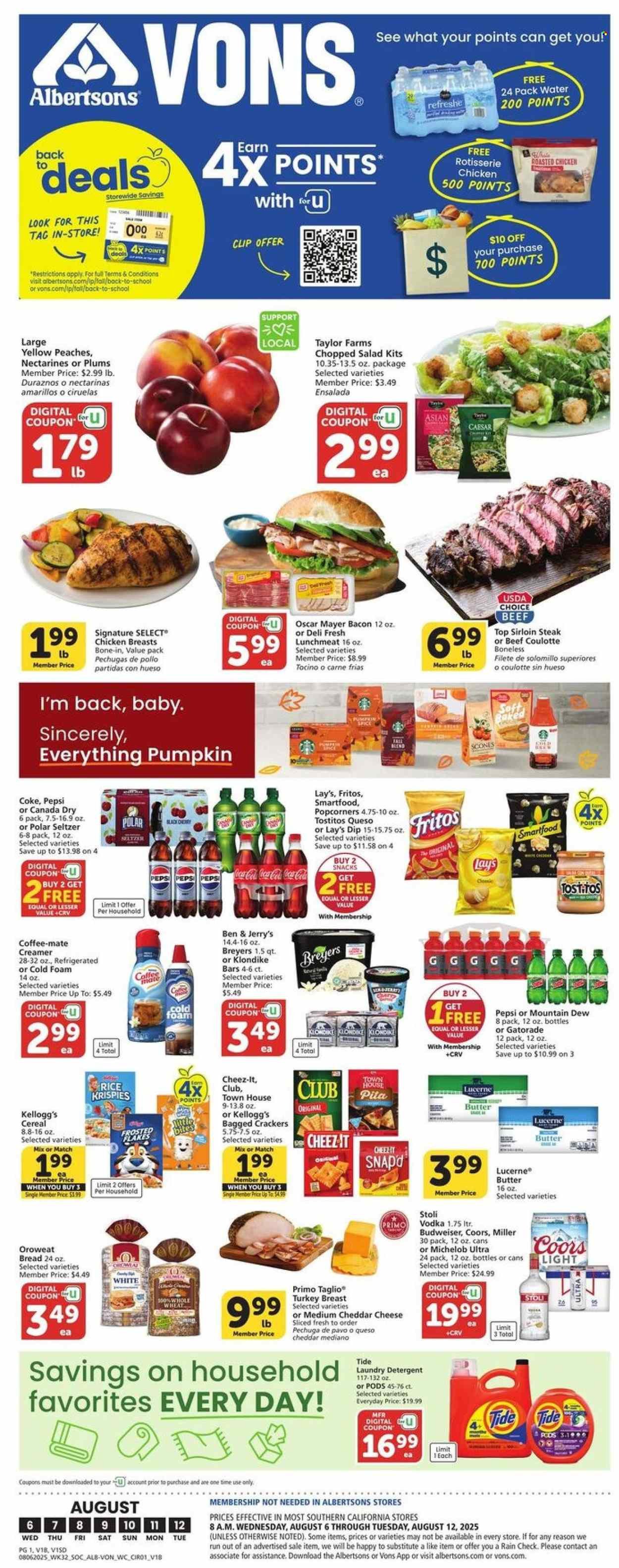 ALBERTSONS ad - Weekly Ad (2025-08-06 - 2025-08-12) | 1