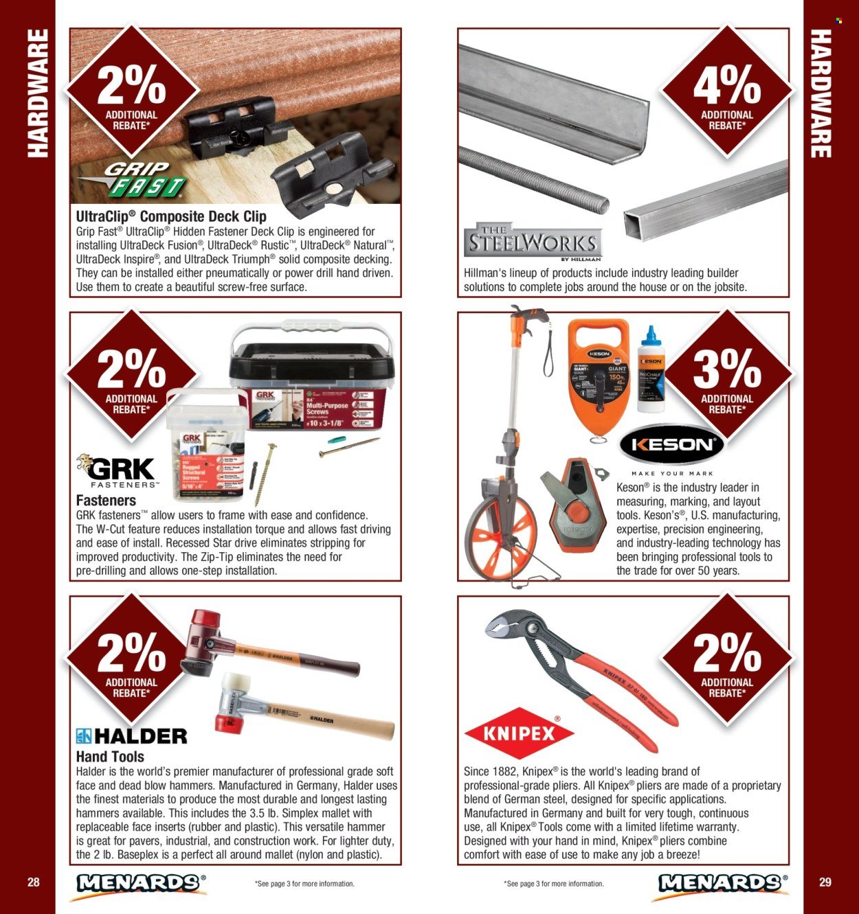MENARDS ad - Contractor Catalog