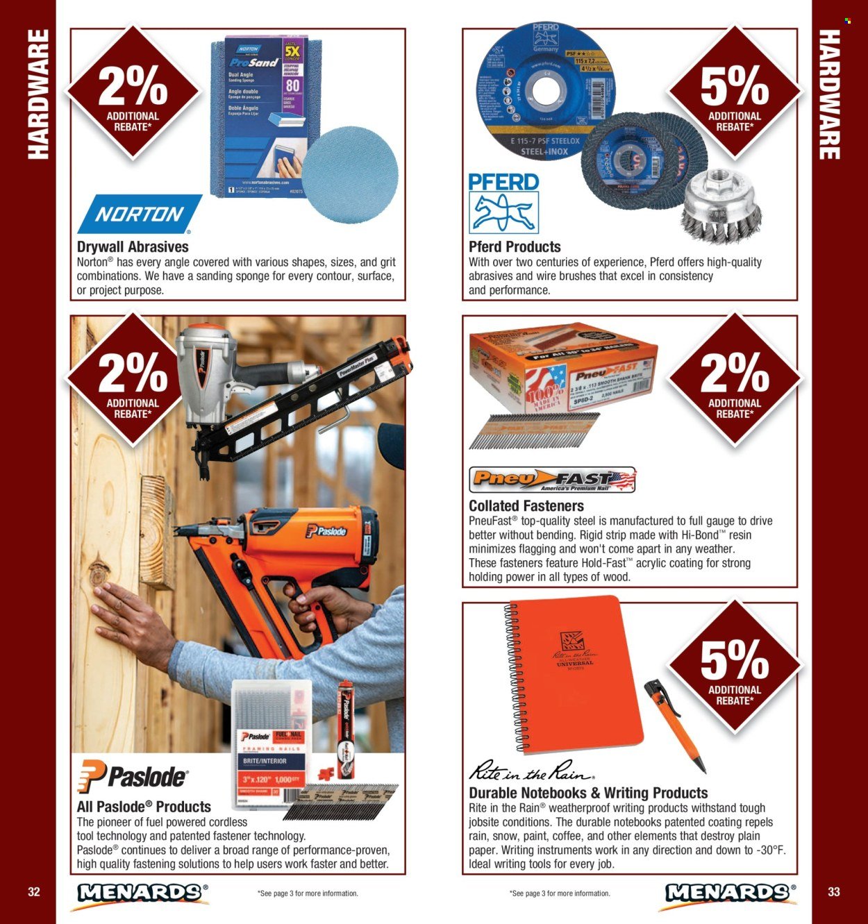 MENARDS ad - Contractor Catalog