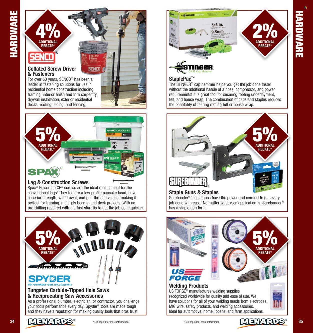 MENARDS ad - Contractor Catalog