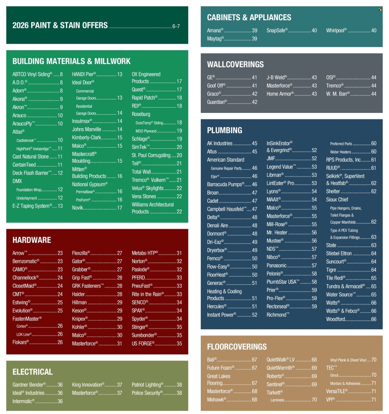MENARDS ad - Contractor Catalog