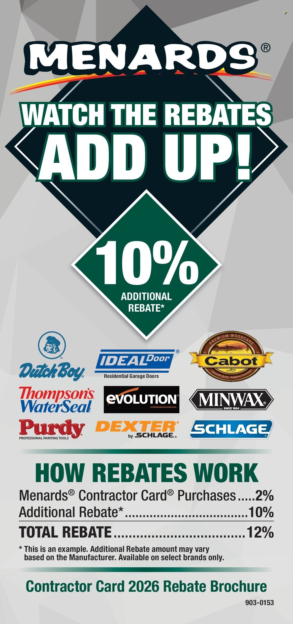 MENARDS ad - Contractor Catalog