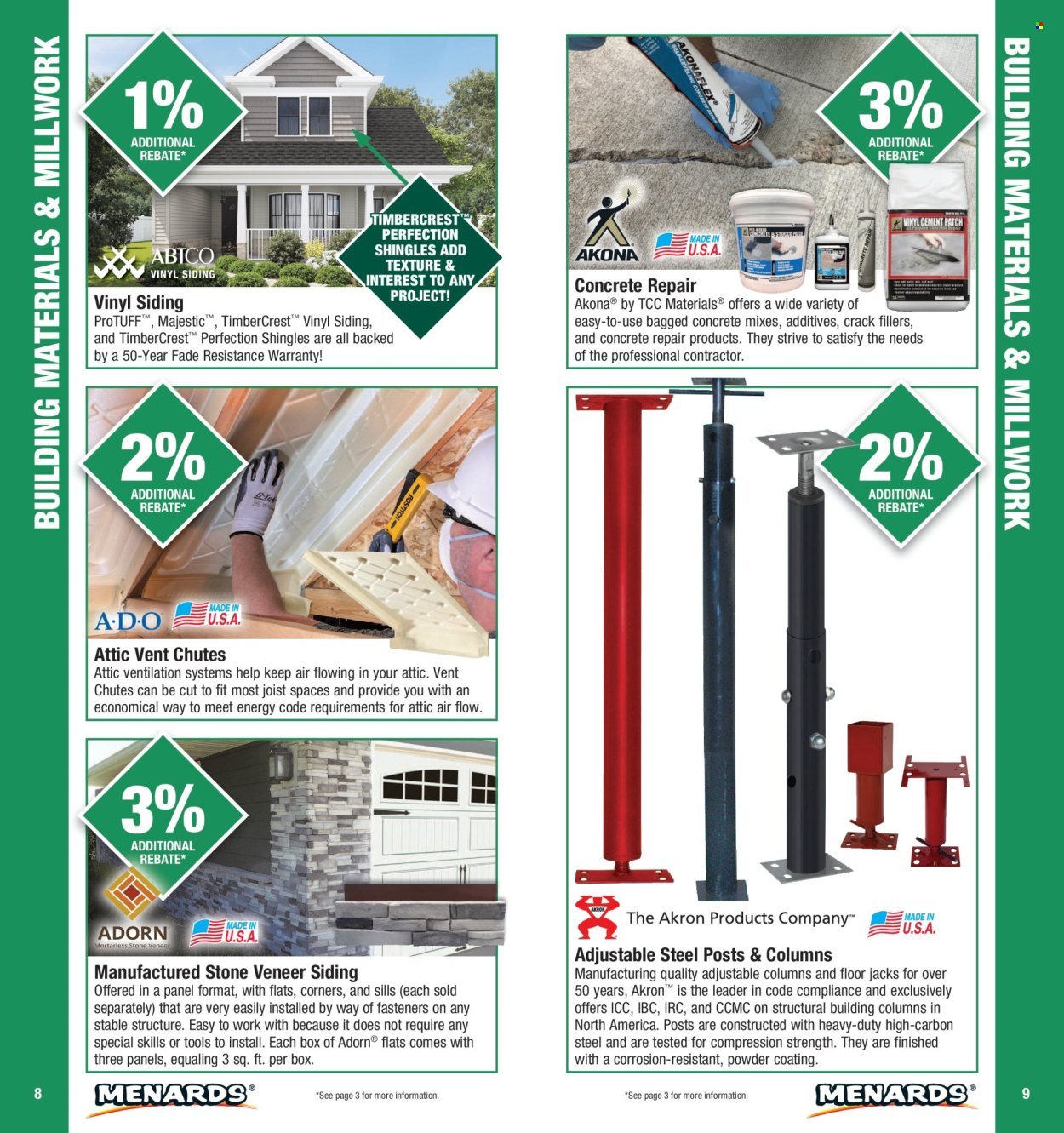 MENARDS ad - Contractor Catalog