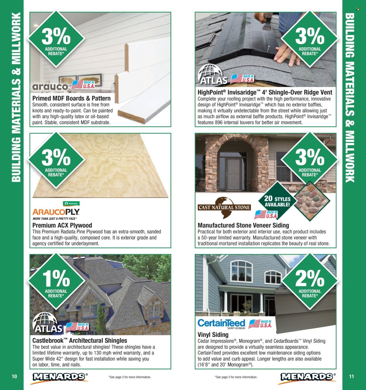 MENARDS ad - Contractor Catalog
