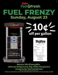 HY-VEE ad - Fuel Frenzy!