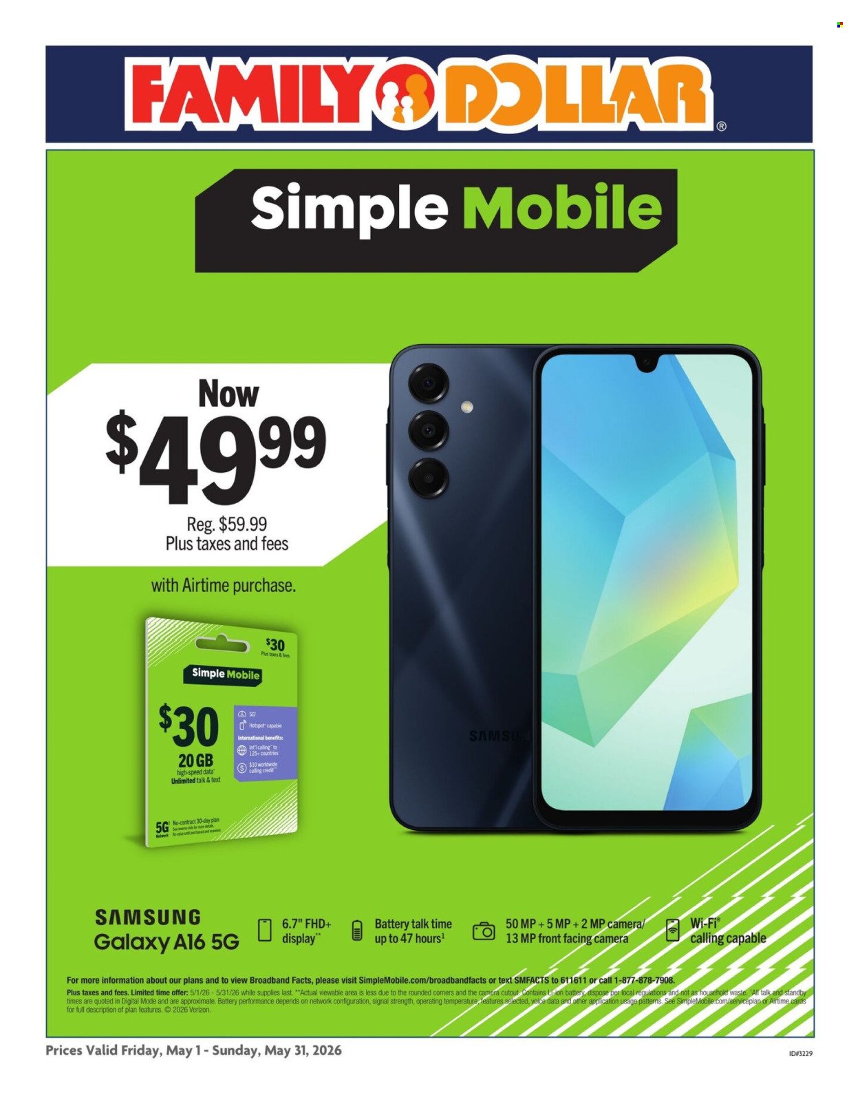 FAMILY DOLLAR ad - Phone Ad