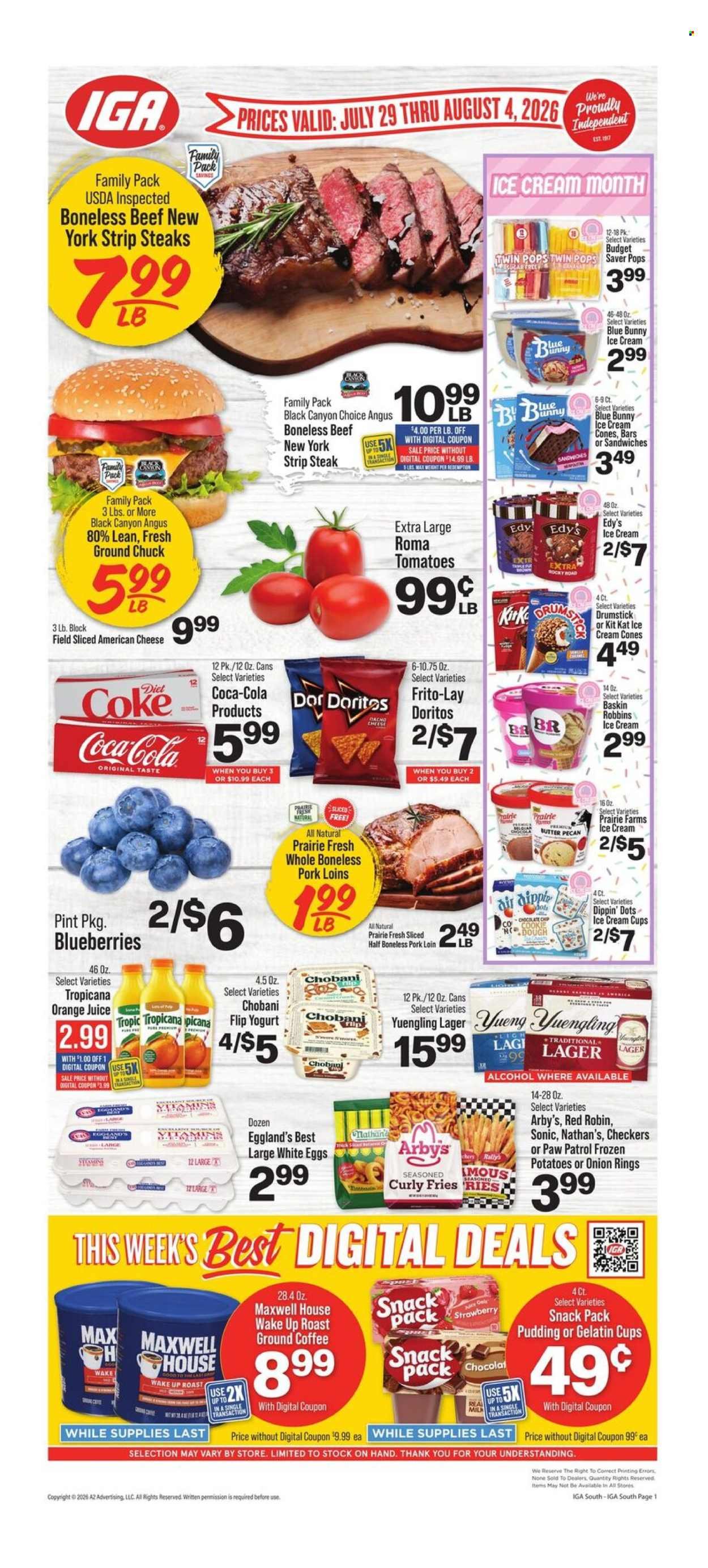 IGA ad - Weekly Ad